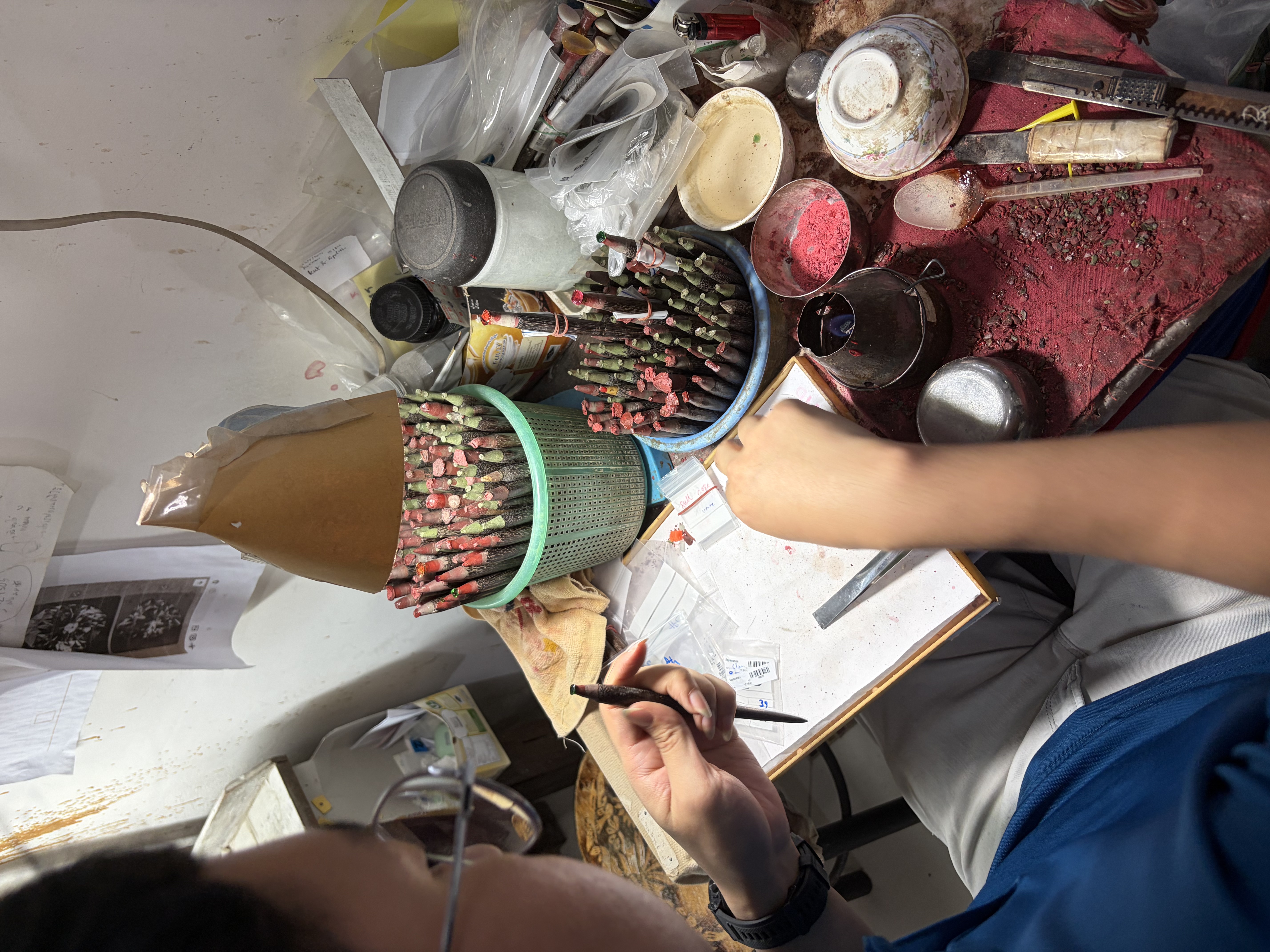 Jewellery workshop bench
